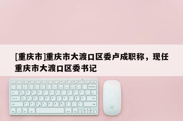 [重慶市]重慶市大渡口區(qū)委盧成職稱，現(xiàn)任重慶市大渡口區(qū)委書記